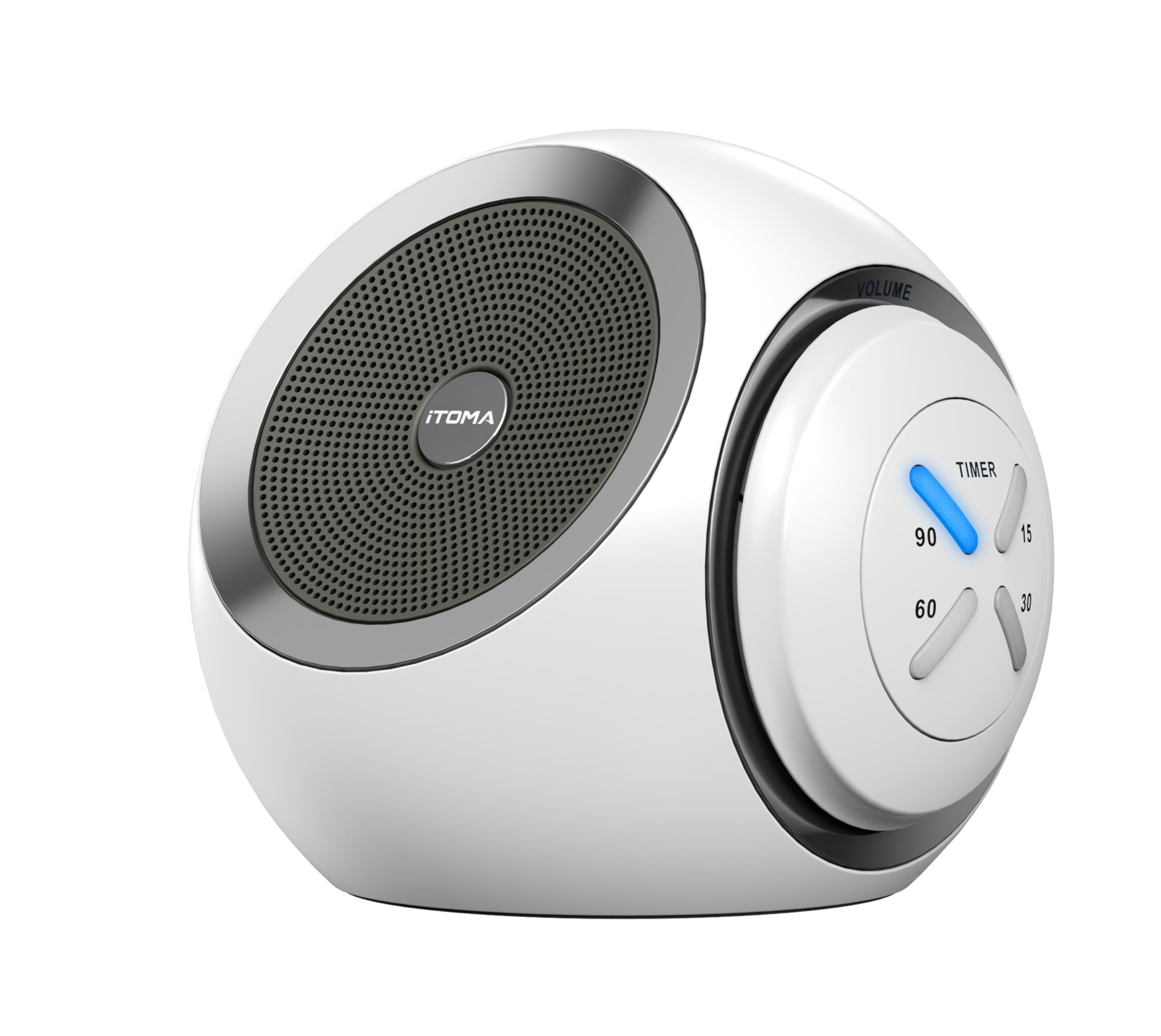 White Noise Machine, 30 Soothing Sounds Options Including Fan, Nature & White Noise, Sleep Timer, Bluetooth, Adjustable Volume, Sleep Sound Machine for Adults iTOMA 318