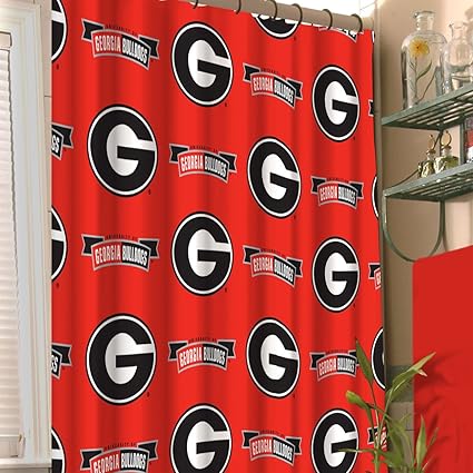 Amazon Com Northwest Ncaa Georgia Bulldogs Shower Curtain