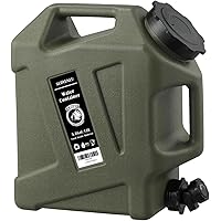 3.2 Gallon BPA Free Water Storage Containers with Spigot - Portable Emergency Water Tank for Outdoor Use, Camping Water Dispe