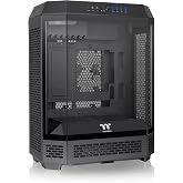 Thermaltake Tower 600 Black Mid-Tower ATX Case; 3 Tempered Glass Panels; Hidden-Connector Motherboard Support; Rotational PCI-e Slots; CA-1Z1-00M1WN-00; 3 Year Warranty