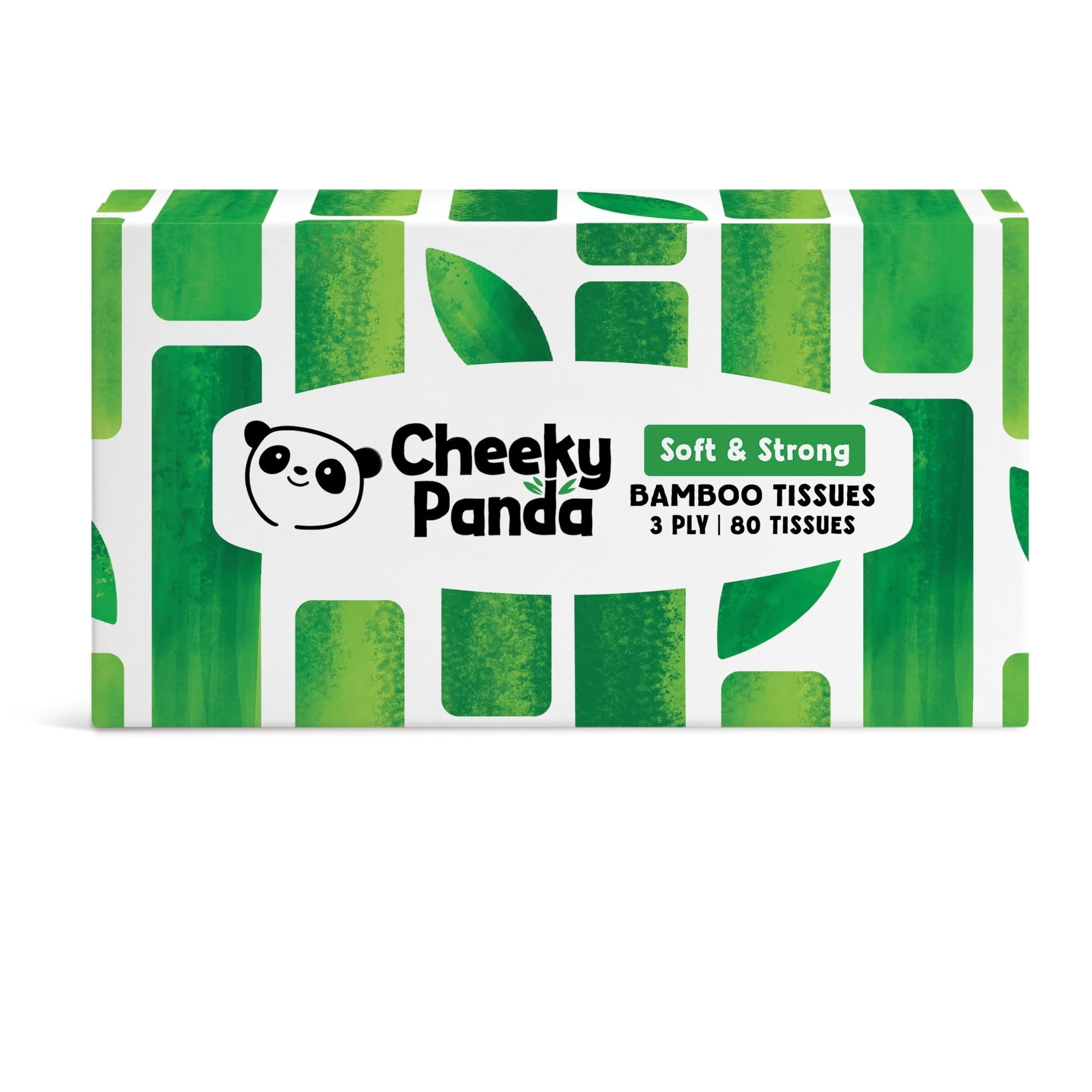 The Cheeky Panda Bamboo Facial Tissues | Sustainable and Silky Soft | Plastic Free
