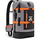 HEETA Dry Bags Waterproof Backpack 40L for Men & Women, Roll Top Heavy Duty Cushioned Hiking Backpack for Kayaking Boating Paddle Boarding Fishing Travel Camping Beach Vacation Cruise Ship Essentials