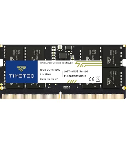 16GB 4800MT/s DDR5 CL38 SODIMM Fury Impact : Amazon.ca: Electronics