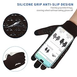 Achiou Winter Gloves, Gloves for Men