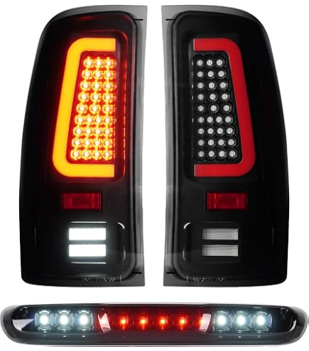Smoke Black LED Tail Lights For GMC Sierra 1500/2500HD/3500HD 2007-2014 (Pair)