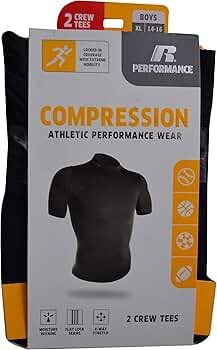 russell boys compression pants