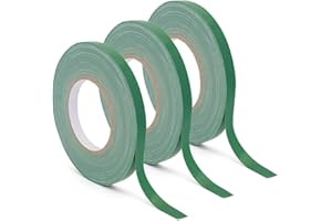 Royal Imports Floral Tape Green, Flower Stem Wrap Adhesive Waterproof Florist Tape for Decorative Bouquets Arranging and Crafts - 0.5" (60 Yd/180Ft) - 3 Rolls