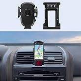 DJXCAR Car Phone Holder Fits for Holder for Honda CR-V CRV 2007-2011,Buckle Mount Compatible with Emergency flashers Button,Easy to Install Fit for iPhone Android and All Smartphones