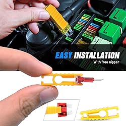 Nilight - 50029R 120 Pcs Standard Blade Fuse