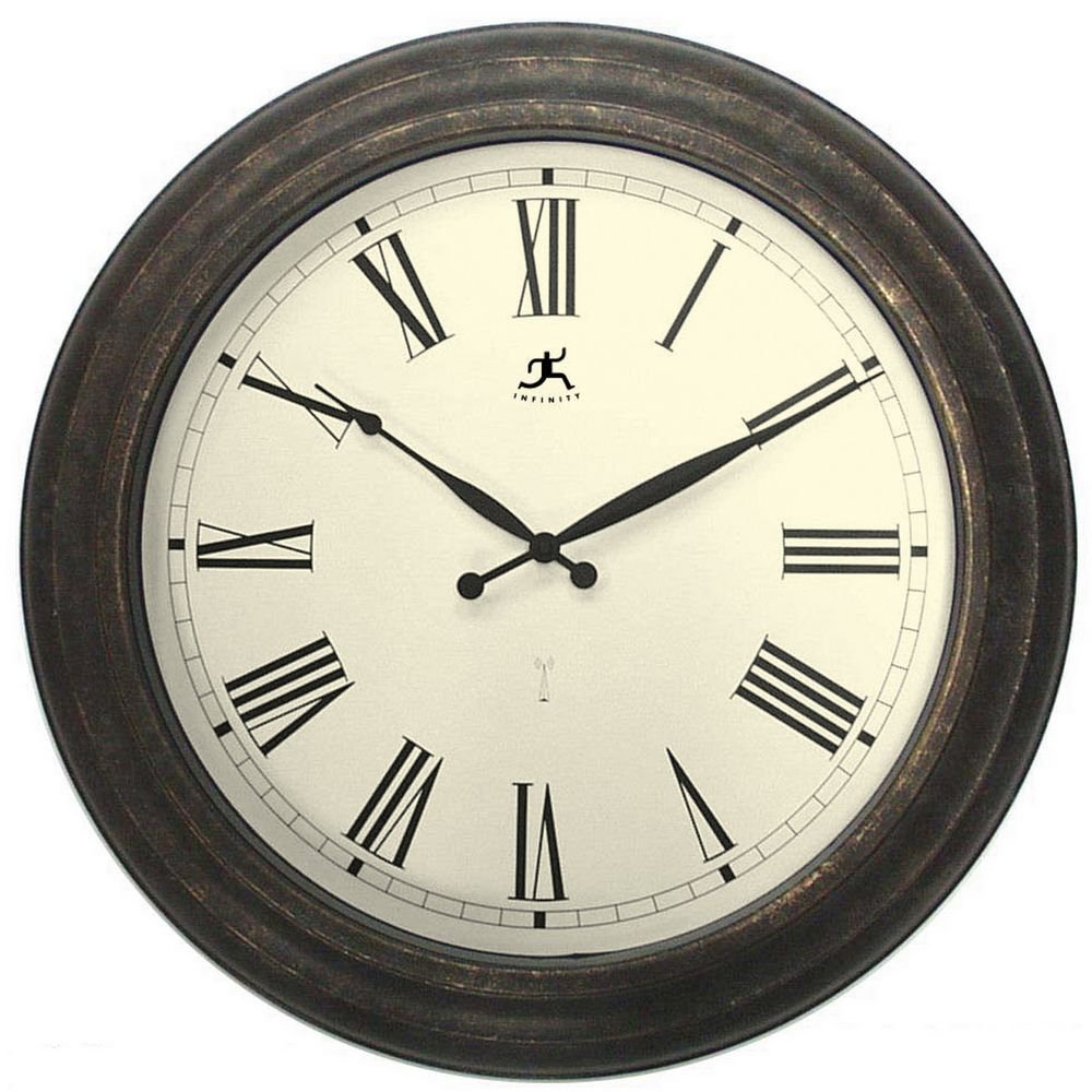 Infinity Instruments Tranquility Radio Controlled Outdoor Wall Clock