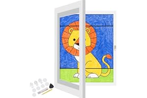 Veelot 1 Pack Kids Art Frames Front Opening Changeable Kids Artwork Frames Great for Kids Drawings Storage Frames Children Art Projects Schoolwork Crafts A4 Hanging Art (8.3x11.8 White)