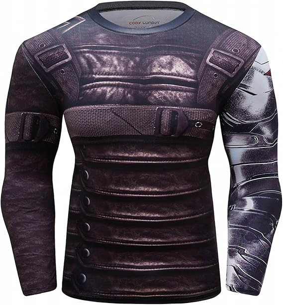 Cody Lundin Men's Gym Superhero Black Panther T Shirt And Fitness Skinny Leggings Set Long Exercise Outfits - View #11