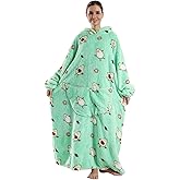 NAITEWELSE Wearable Blanket Hoodie for Adults - Oversized Soft Warm Blanket Sweatshirt, Gifts for Women & Men