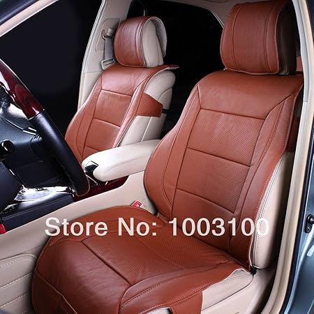 Amazon 本革カーシート14四季の一般的な牛革のクッションカバーレザーシートマット自動車用品 シートカバー 車 バイク