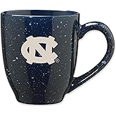 Rico Industries NCAA 16 oz Team Color Laser Engraved Speckled Ceramic Coffee Mug (N & O Schools)