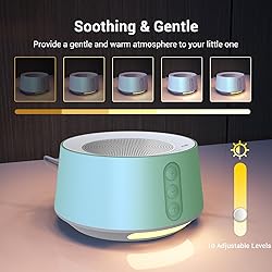 BGOVERSS White Noise Sound Machine with 14 Soothing