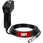 SB97495-50 Winch Remote Control Compatible with SmittyBilt XRC Gen2 Series, Fit for XRC8, XRC10, XRC12, XRC15 etc Winch 5-Pin Plug-and-Play Design,13 FT Cable Handheld Winch Remote Control