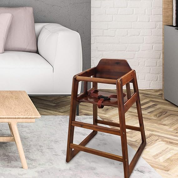 winco wooden high chair