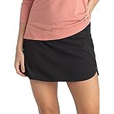 Free Fly Women's Lined Breeze Skort - Lightweight, Breathable Sun Protection UPF 50+ Casual Skort with Bamboo Viscose Liner