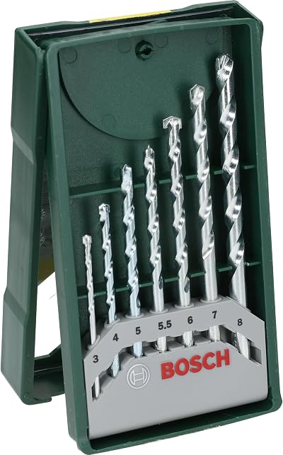 Bosch Masonry Drill Set 160mm x 83mm x 21mm 7 Pcs