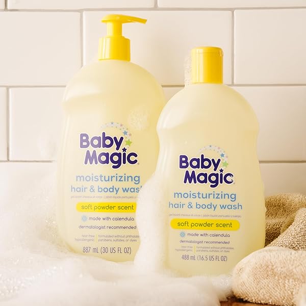 BABY MAGIC MOISTURIZING HAIR & BODY WASH, 16.5 FL OZ