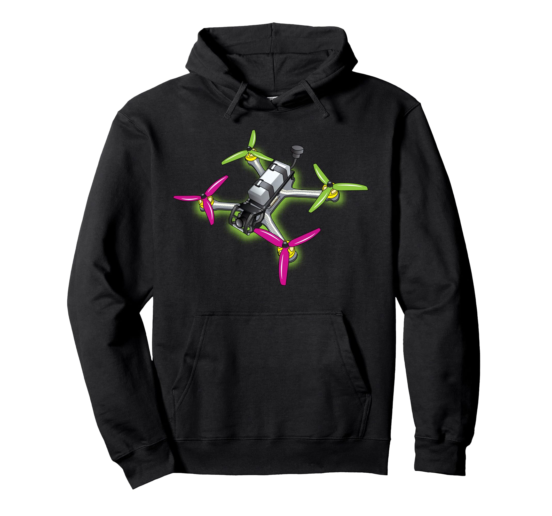 Freestyle FPV Racing Drone Pilot Acro Quadcopter Watermelon Pullover Hoodie