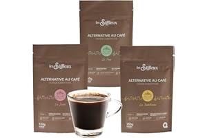 LES SIFFLEUX Healthy Coffee Alternative - Discovery Bundle (3-Pack) - Trio Includes our Coffee Substitutes Pop, Jazz and Bach
