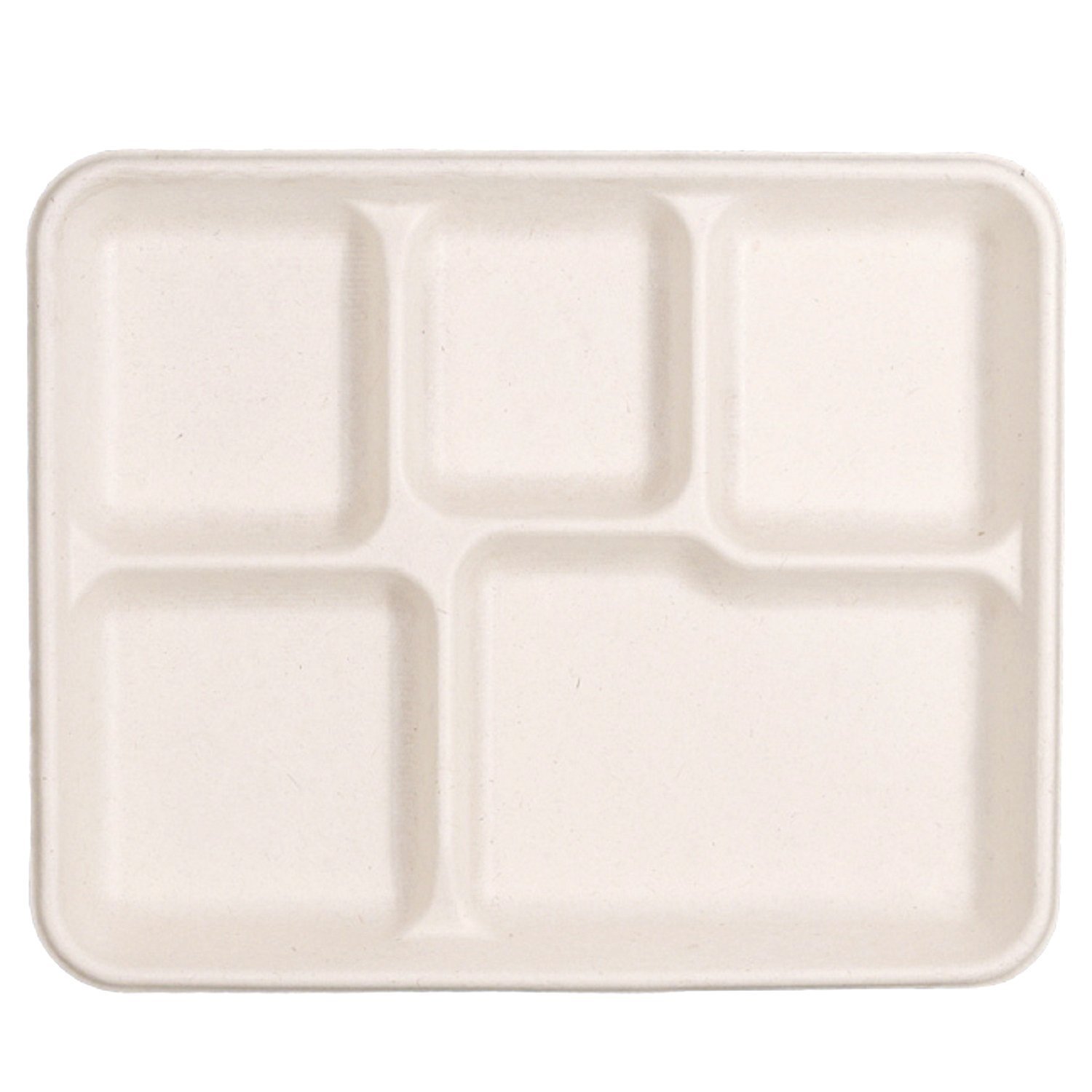 100 Compostable School Lunch Tray 500Count