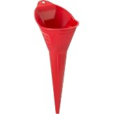 FloTool Automotive Funnel for Gas, Oil, Transmission, Coolant and Other Fluids, with QuickFill Technology &amp; Splash Guard (10718WR)