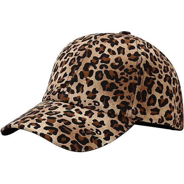 Casquette Baseball Femme Réglable Imprimé Léopard - Léger, Respirant, Protection UV, Pour Sport Et Extérieur, Taille Unique - 8