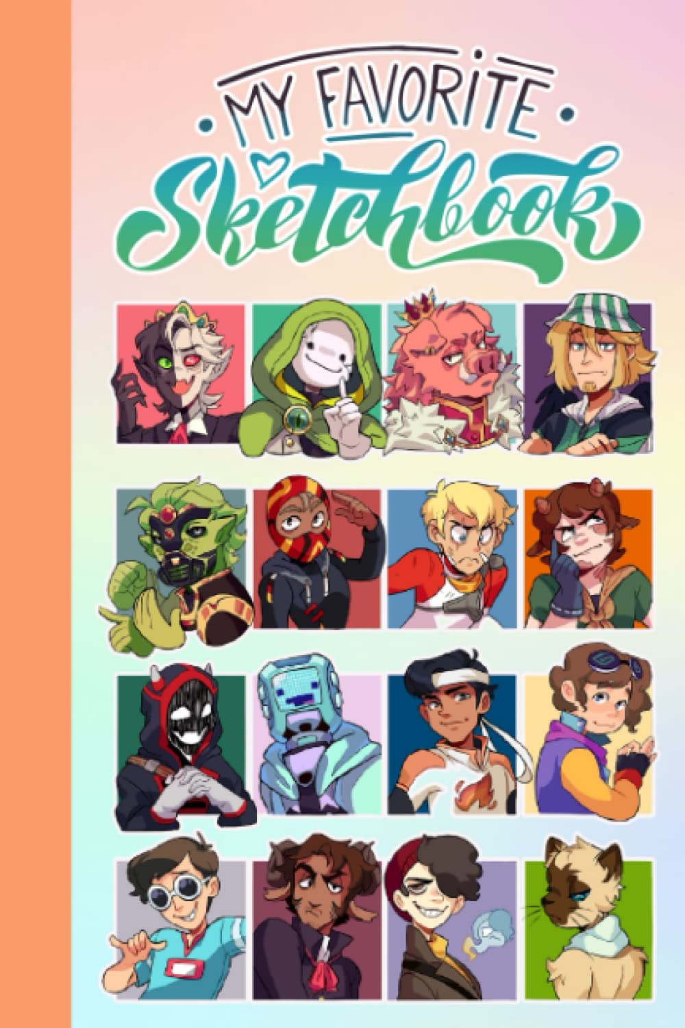 Dream SMP Sketch Book DSMP for Fan Boys Girls Teens Kids: Dream SMP Notebook Blank Paper Fanart | Dream SMP Sketchbook For Drawing Sketching | Diary | ... for Students Boys Girls Kids | Size 6x9