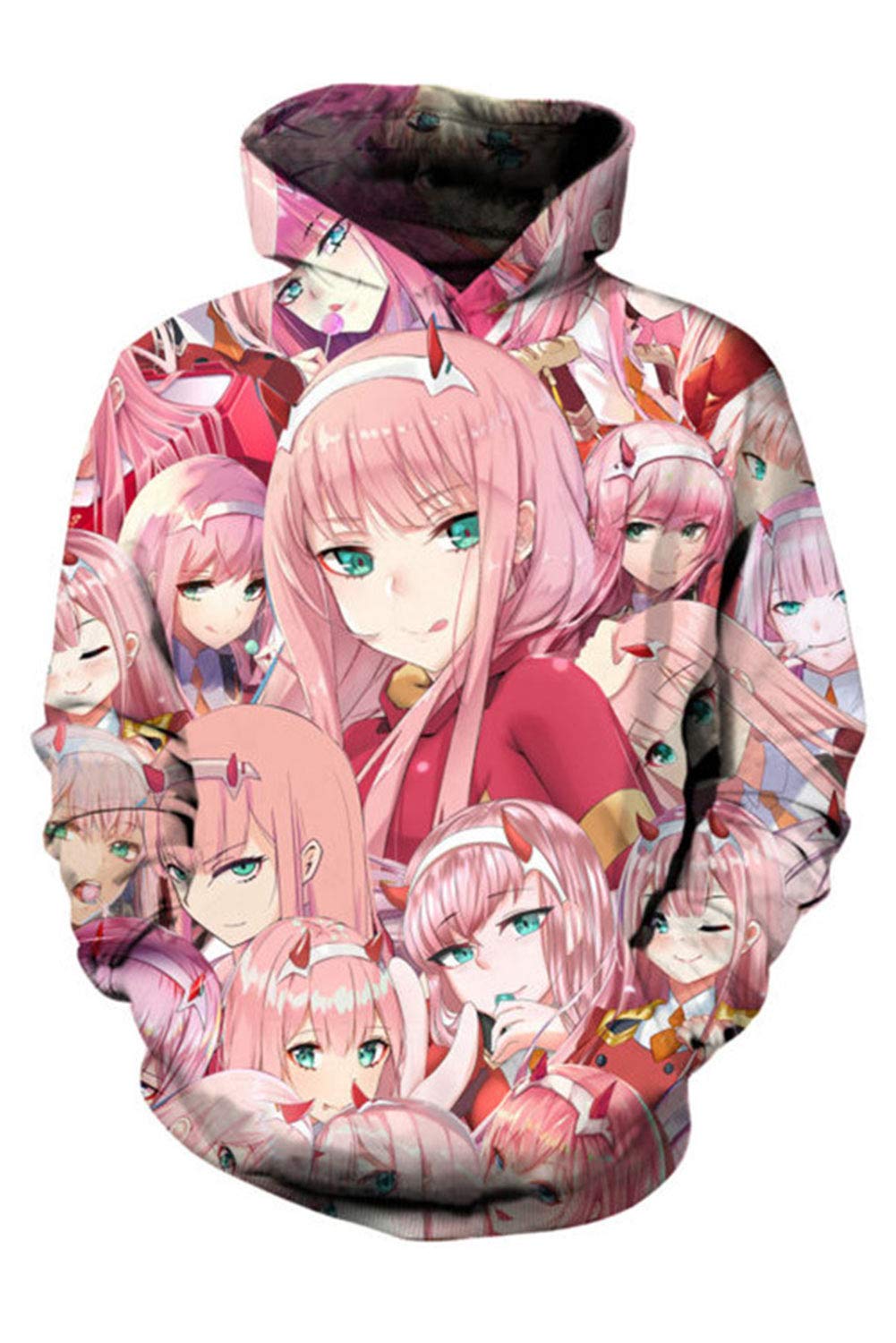 Franxx Zero Two Waifu Hoodie Zero Two Darling In The Franxx Funny