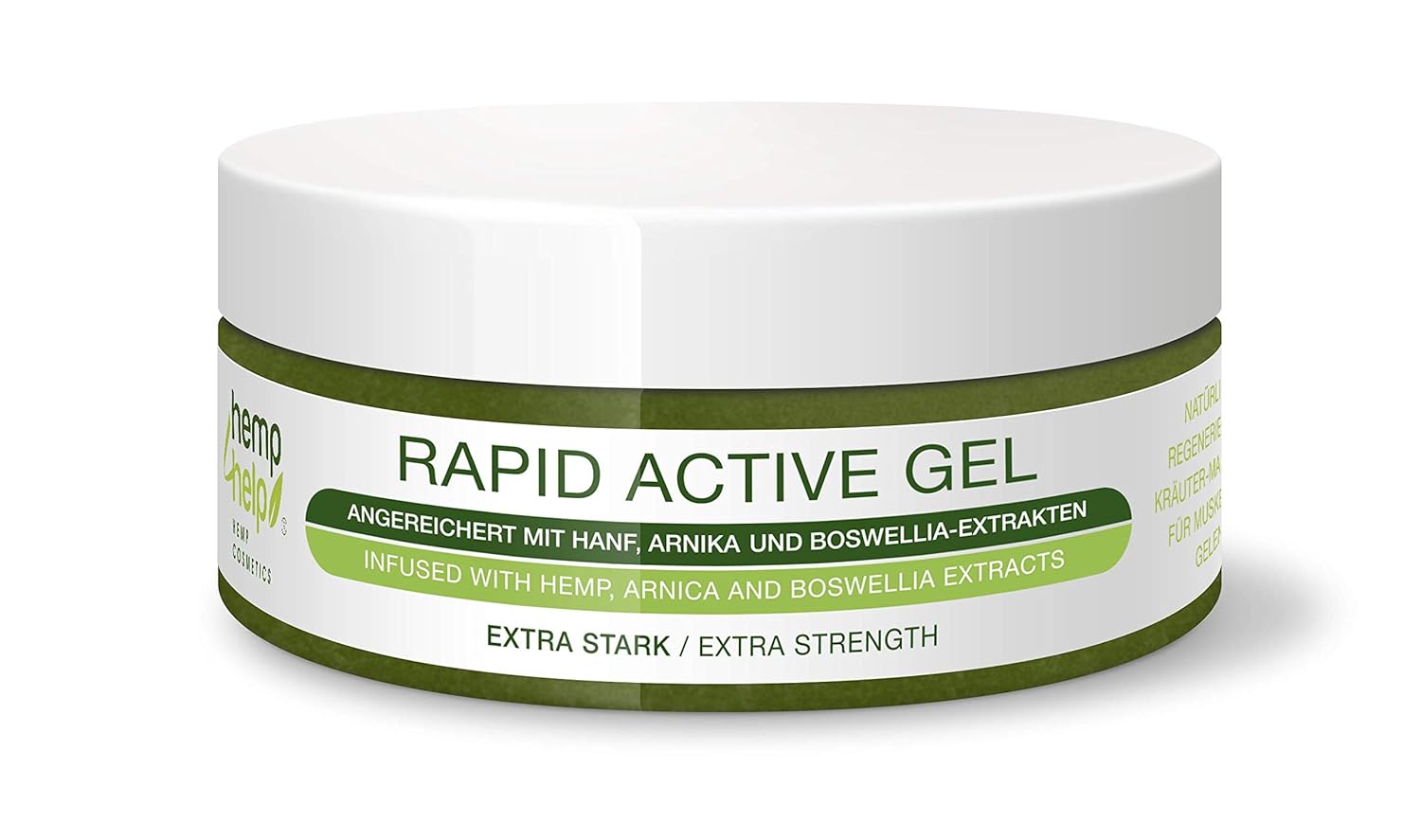 Hemp4Help® Active Rapid Gel 1er Pack bei Knie, Gelenk, Nacken u. MuskelSchmerzen, Arthrose