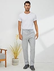Gihuo Men's Winter Fleece Pants Sherpa Lined