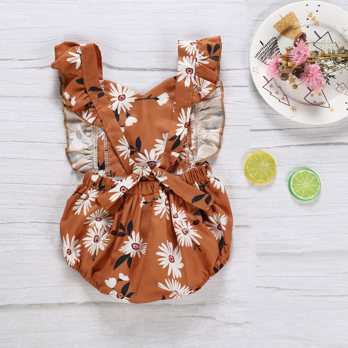 baby romper with tights