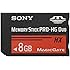 Sony 8 GB PRO-HG Duo HX Memory Stick MSHX8B (Black)