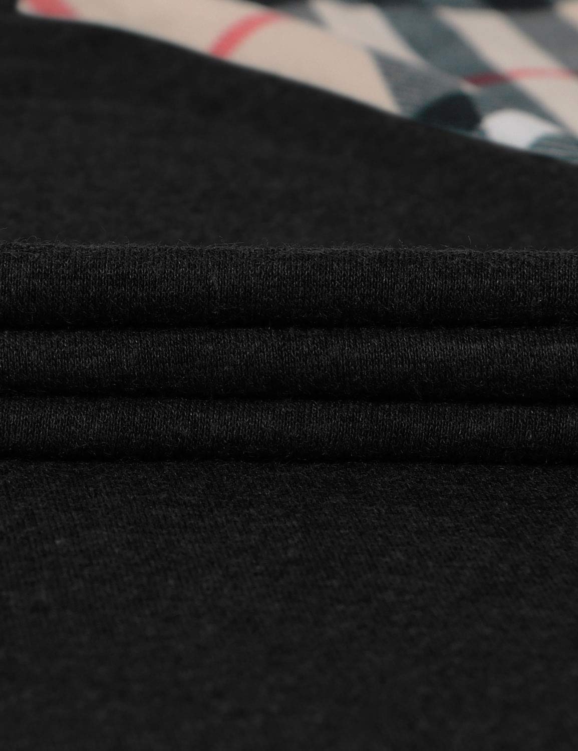 Marbetia O-Neck Patchwork Material Blouses Fashion Trendy Party Ruffle Suit Female Slim Solid Color Winter Tops Chiffon Dress Black XX-Large