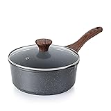 SENSARTE Nonstick Sauce Pan with Double Spout, 3.0