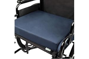 Medtropix Wheelchair Cushions for Elderly, Comfortable Thick Memory Foam Wheelchair Cushion, Chair Cushion for Seniors - Pres