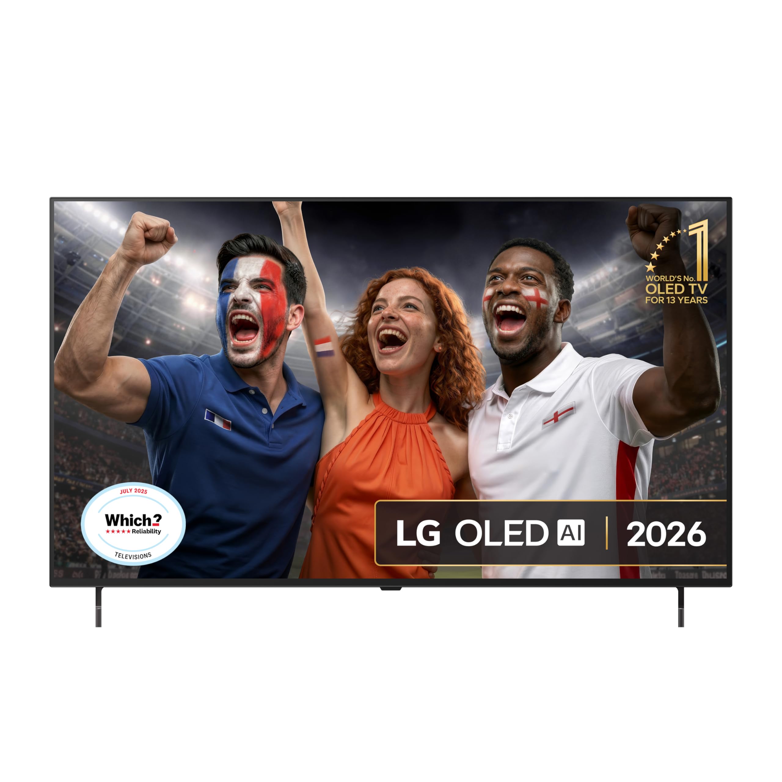 LG OLED AI B6 OLED55B6ELC 55 Inch Smart TV, α8 Processor Gen3, 120 Hz, VRR, Dolby Vision, Atmos, Filmmaker Mode™, 2026