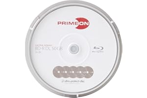 PRIMEON BD-R DL 50GB/2-8x Cakebox (10 Disc), Ultra-Protect-disc Surface