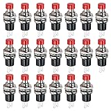 Ampper Mini Push Button Momentary Switches, 2 Pin
