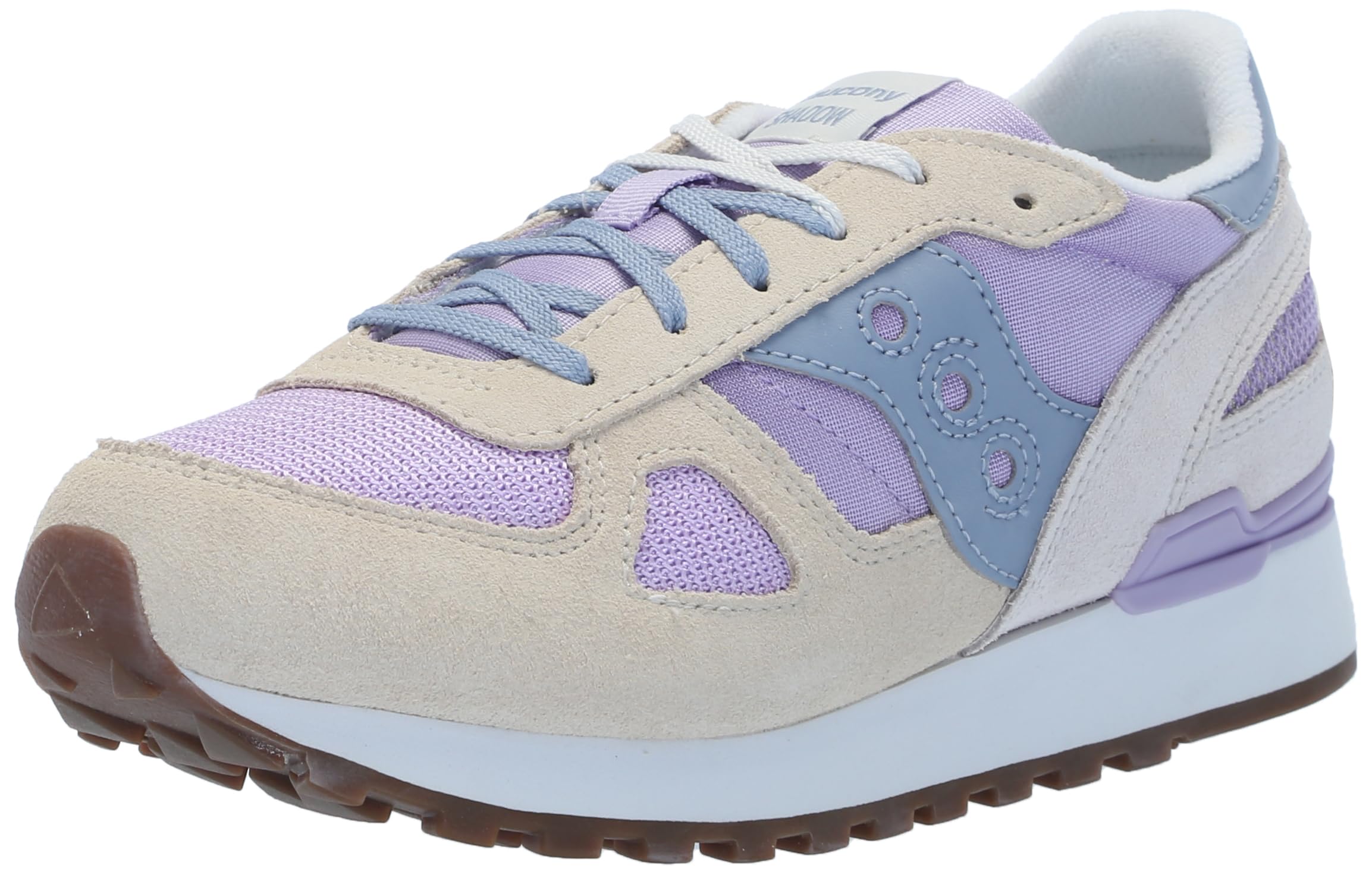 Saucony Shadow Original Sneaker, Yellow/Purple/Blue, 4 US Unisex Big Kid