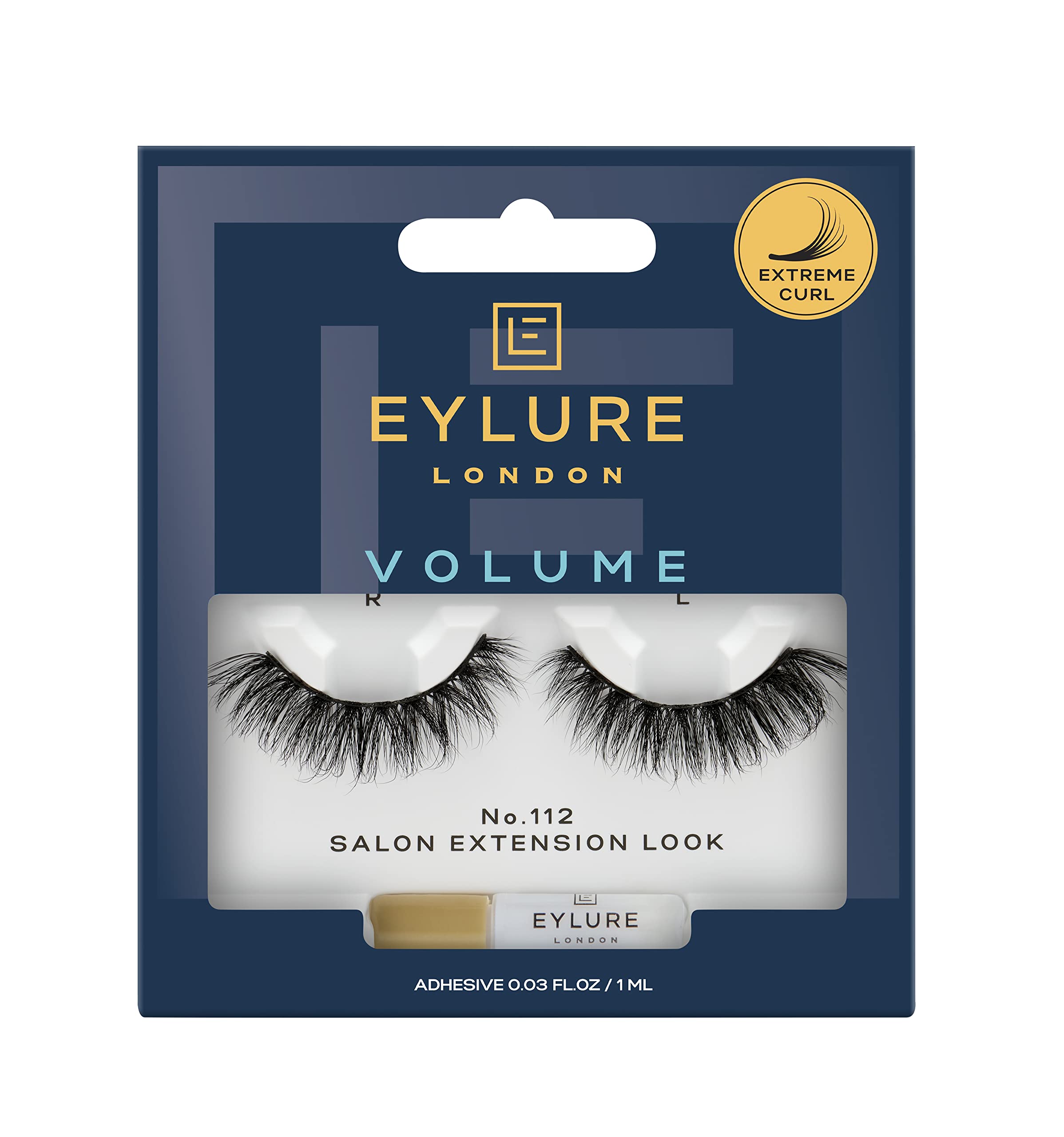 Eylure Volume & Curl No. 112 False Lashes (packaging may vary) — image 1