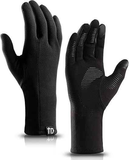 long sleeve black gloves