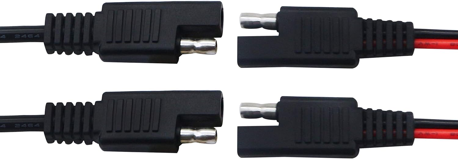 Cavo Y Splitter SAE 1 A 2 - 18AWG, 30 Cm, Per Connessioni Batteria Auto, Solare, Accessori - Foto 13