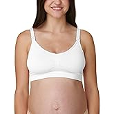 Basics by Bravado Women's Comfort Maternity Bra and Nursing Bra Adjustable, Seamless, S-XXL