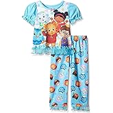 Daniel Tiger Toddler Girls Short Sleeve Poly Pajama Set (2T, Blue/Multi) (KY182292DA)