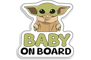 Baby on Board Car Sticker, Baby Alien, Waterproof and UV-Resistant Baby on Board Sticker, Durable Baby Sign for Safety Awaren
