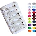 Booyckiy No Tie Elastic Shoelaces for Kids, Adults, Adjustable Tieless Shoe Lace